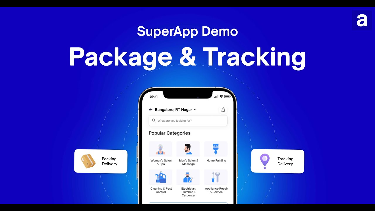 All in one Super App | Send Package & Live Tracking Demo