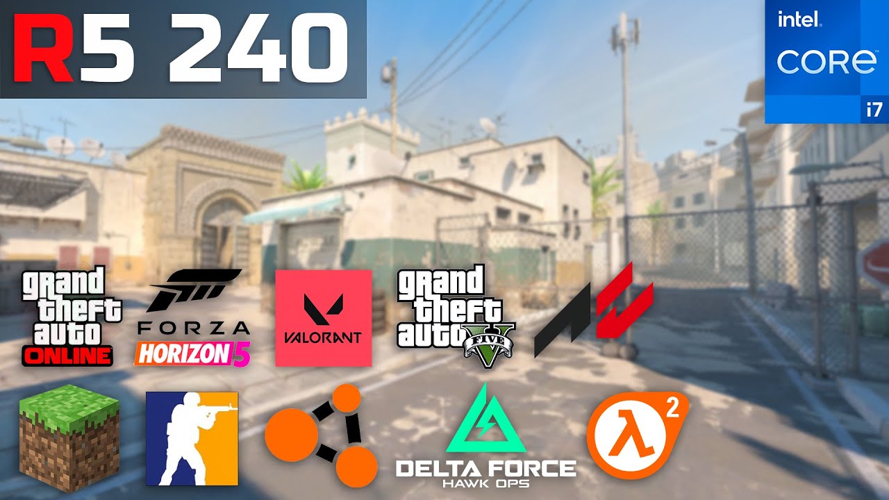 R5 240 1GB Test 10 Games | Gaming on Low budget GPU in 2025