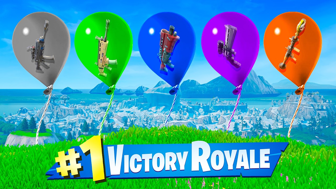 Случайное испытание с воздушным шаром в OG Fortnite
