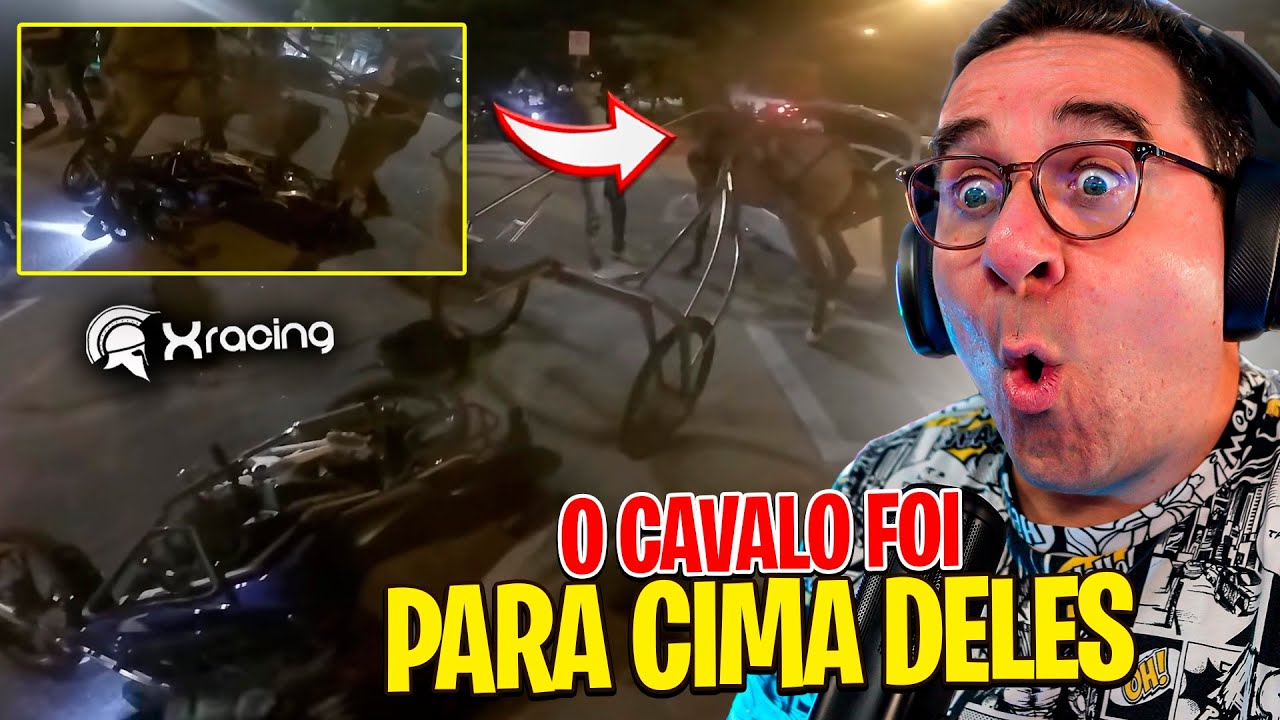 O CAVALO ASSUSTOU-SE! RIC REAGE a XRacing Videos