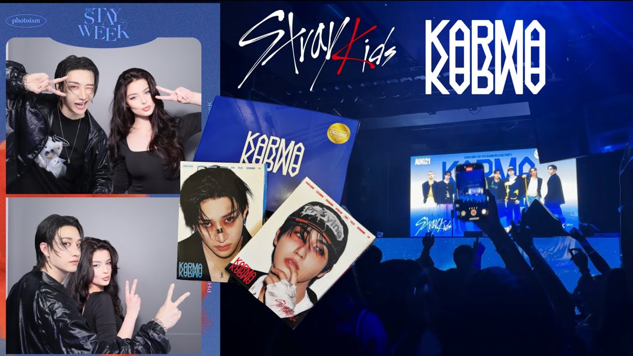 Stray Kids KARMA album release party in New York + album unboxing 