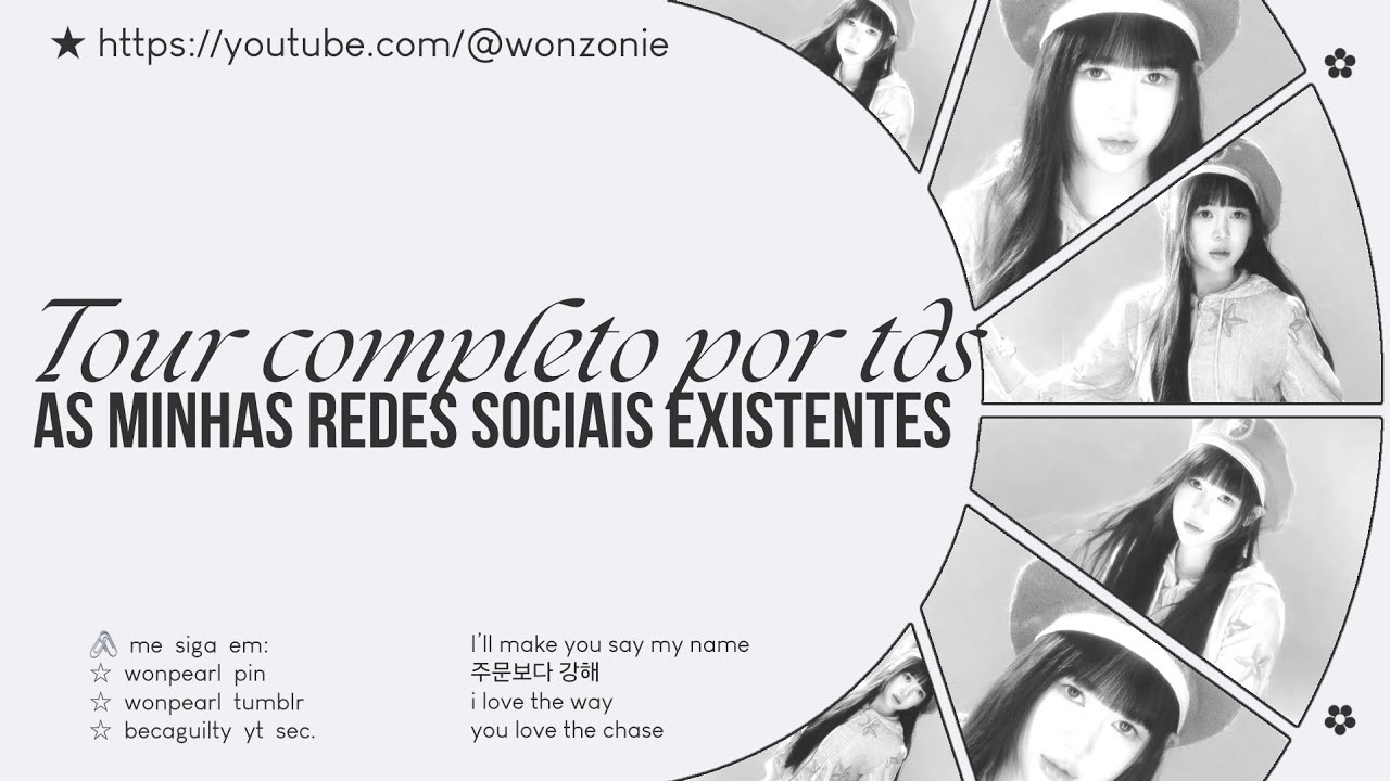 ‧₊˚ ✦  tour por todas as minhas redes sociais existentes  ꒱
