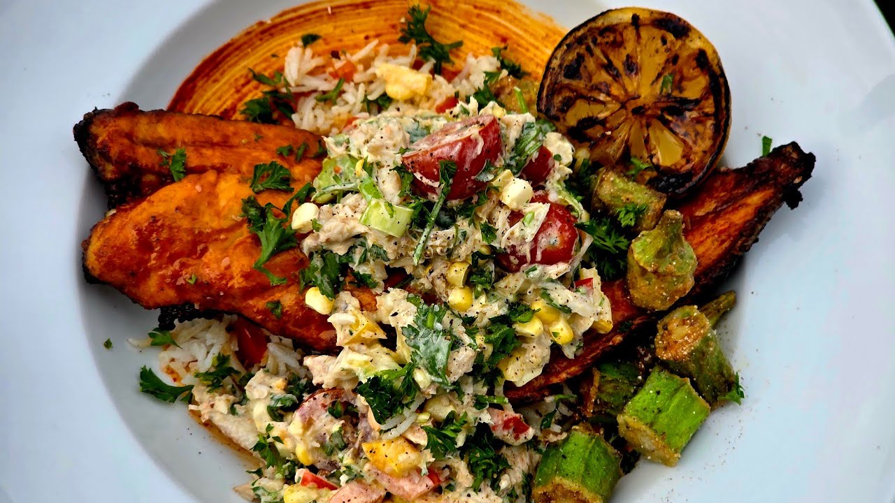 Hunt, Hook & Cook: Redfish on the Half Shell with Summer Crab Salad