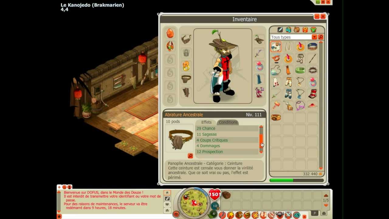 Dofus Iop terre lv 115 Razengan