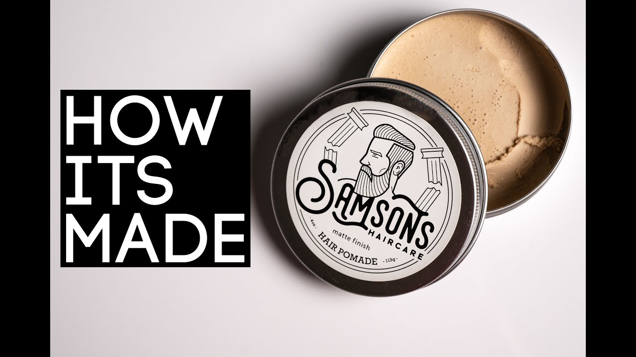 How Pomade Is Made l The Story Behind Samson's l Making Hair Products