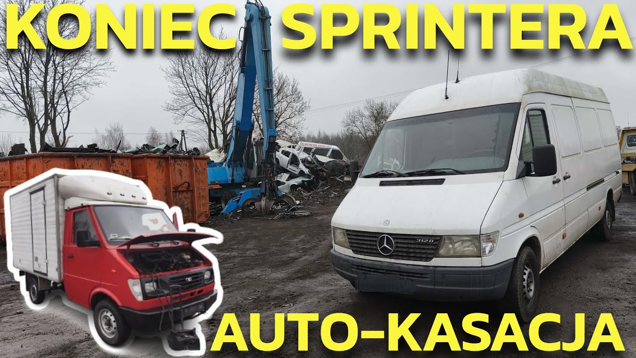 Koniec Sprintera - Mercedes trafił na szrot! Pierwsze odpalenie FSC Lublin 2.4 Andoria po 3 latach