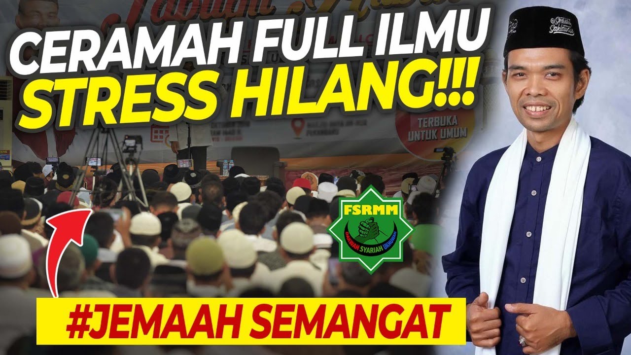Full Ilmu Stress Pun Hilang!!! - Ceramah Ustadz Abdul Somad UAS Terbaru 2020