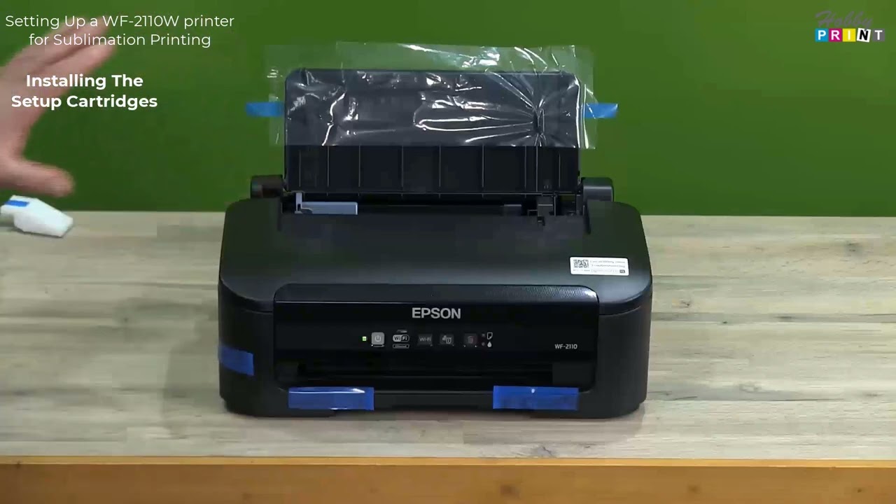 Настройка комплекта для сублимационной печати WF 2110W, предоставленного компанией HobbyPrint&reg;.