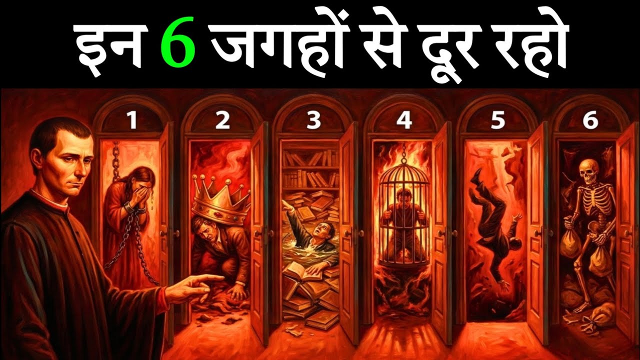 ये 6 जगहें तुम्हें बर्बाद कर देंगी | Machiavelli की खतरनाक Warning