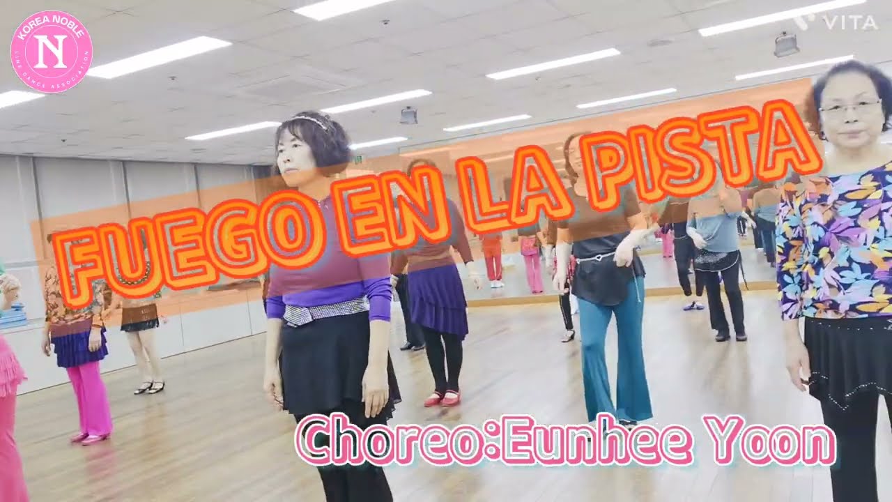 FUEGO EN LA PISTA Linedance/초급 차차/하남 종합사회복지관 지현라인댄스 시니어반 