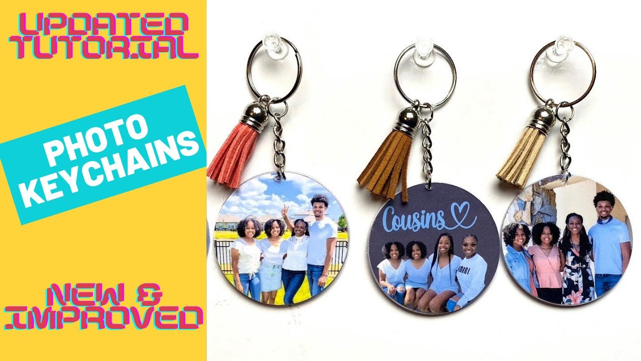 🤓DIY ACRYLIC PHOTO KEYCHAINS WITH CRICUT🤓