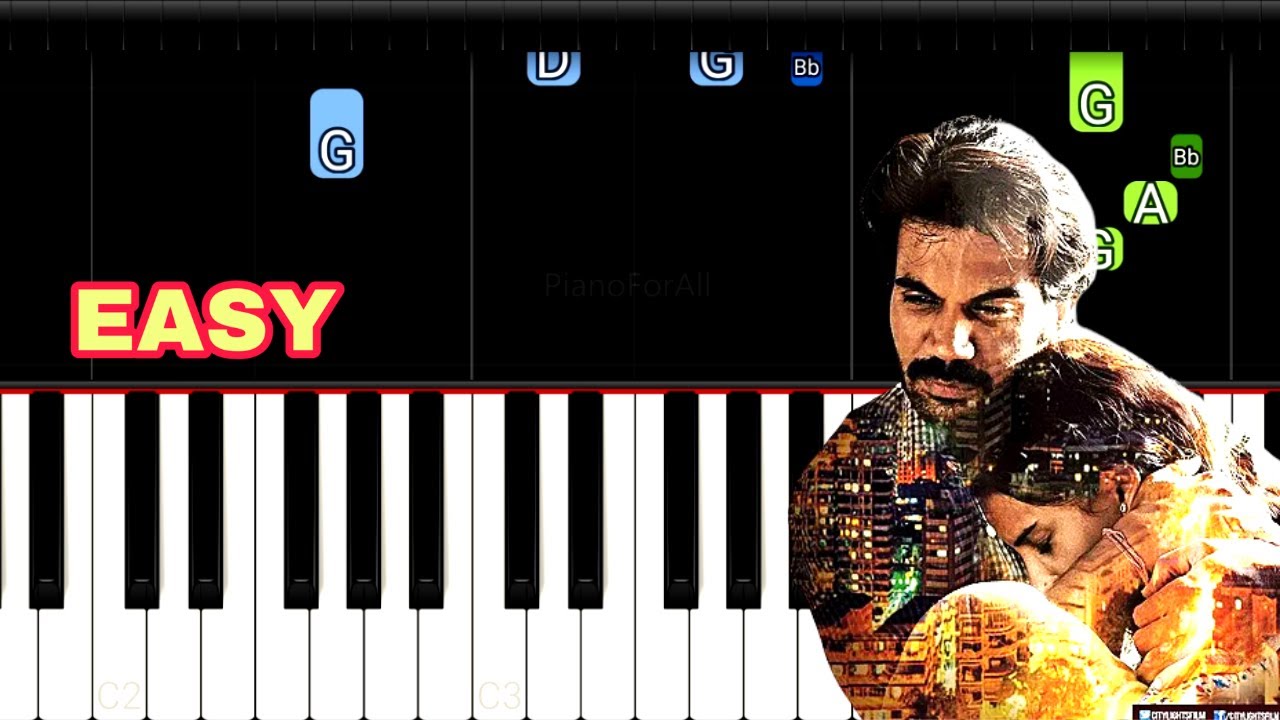 Muskurane ki Wajah Tum Ho | Piano Tutorial | Slow | Easy | Arijit Singh | Citylight | PianoForAll