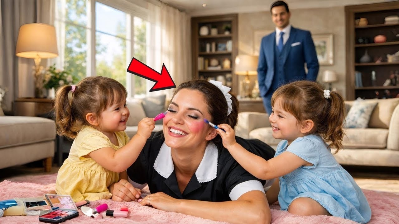 Ele Pegou a Empregada Brincando com Suas Filhas… e Ficou Sem Palavras