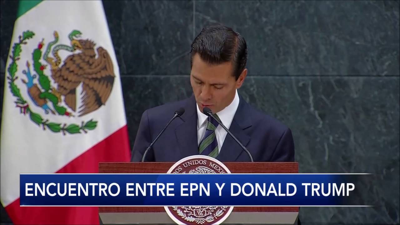Así fue el encuentro entre EPN y Donald Trump en Los Pinos