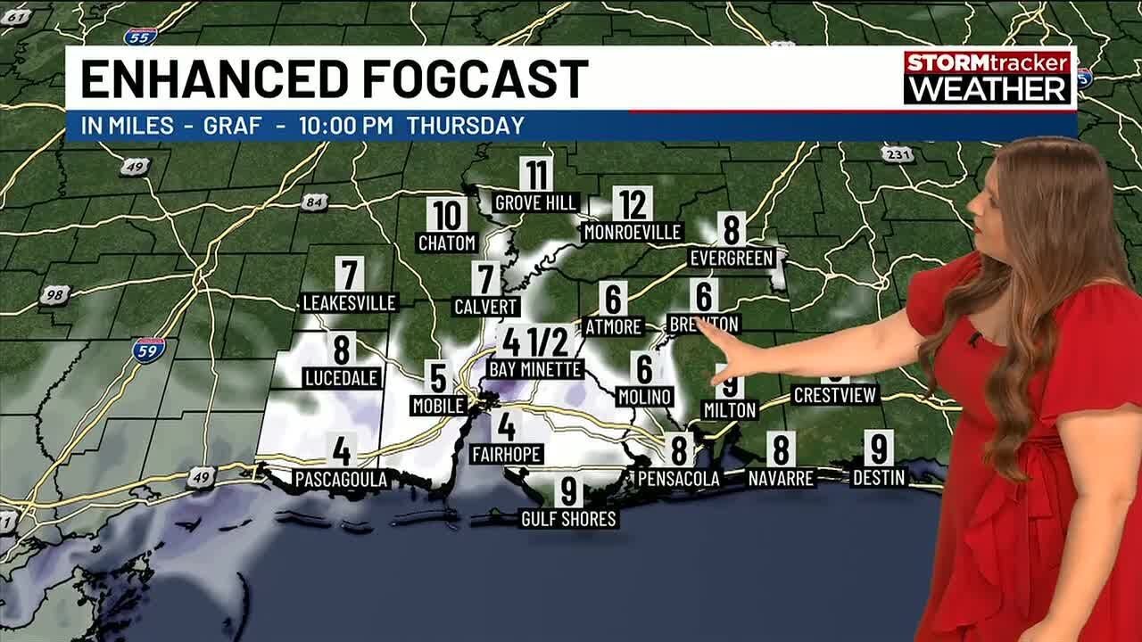Dense fog continues tonight