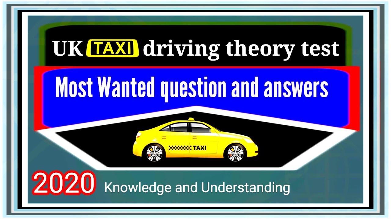 Taxi driver theory practice test 4, 2021