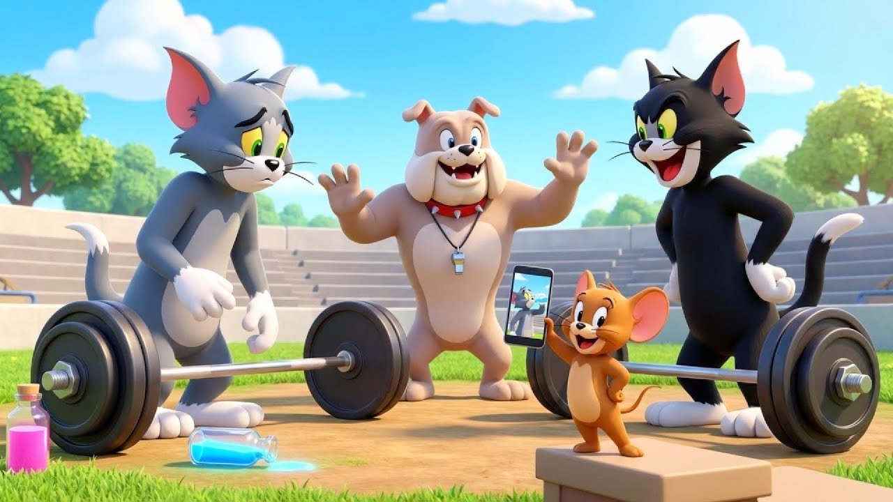 Winning Isn’t Everything! Tom, Jerry & Spike Learn the Real Victory! | Funny Tom and Jerry Animation