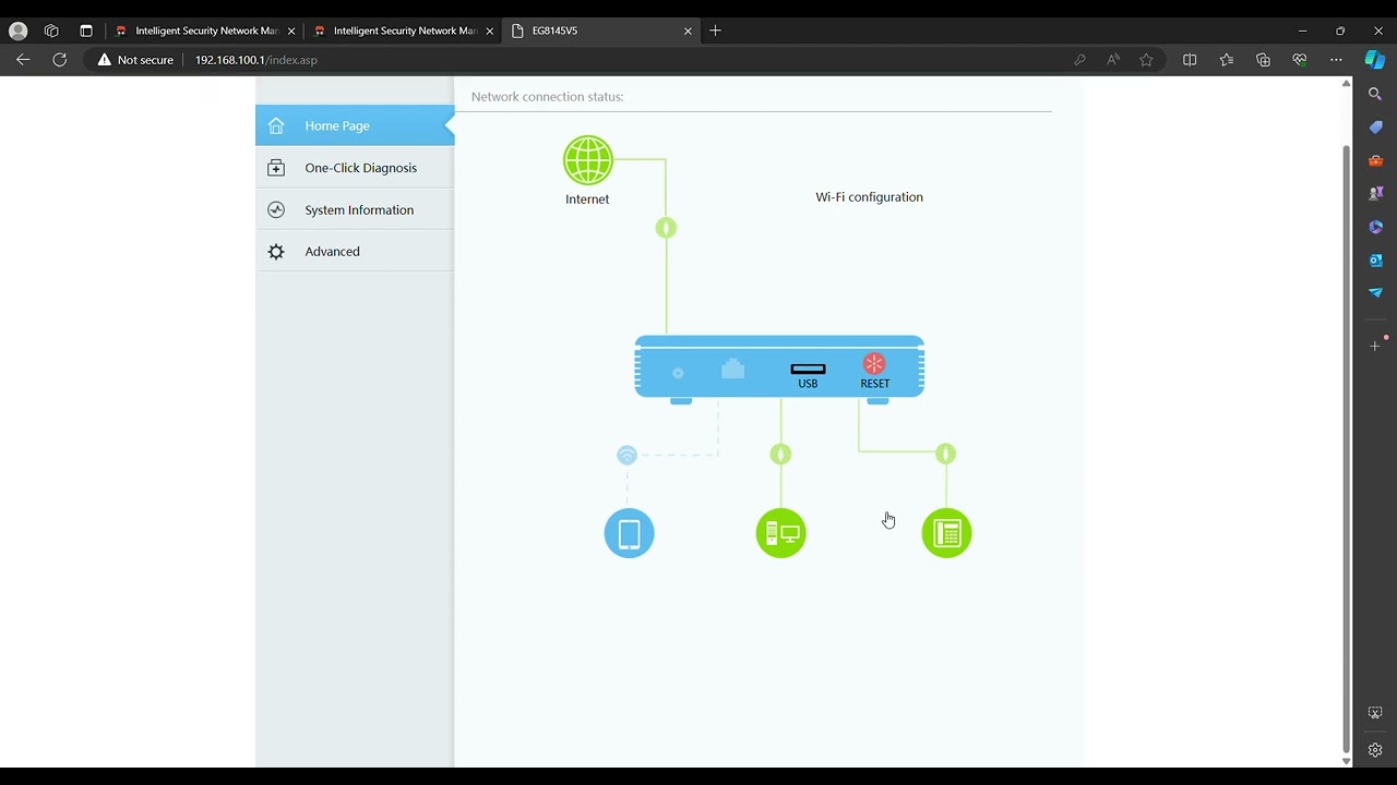 View Connected Devices on Huawei EG8145V5