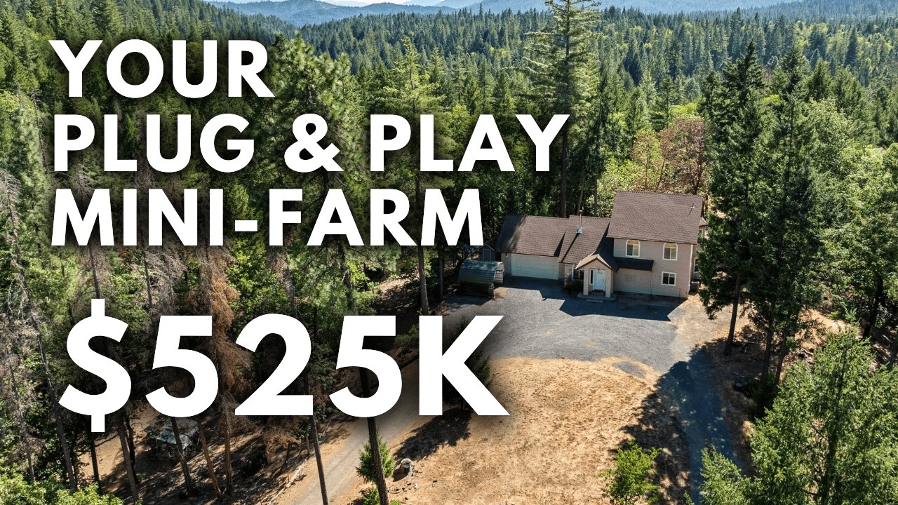 WALK THROUGH THIS 11.5 ACRE MINI-FARM | 2,000 SQFT COUNTRY HOME | OREGON
