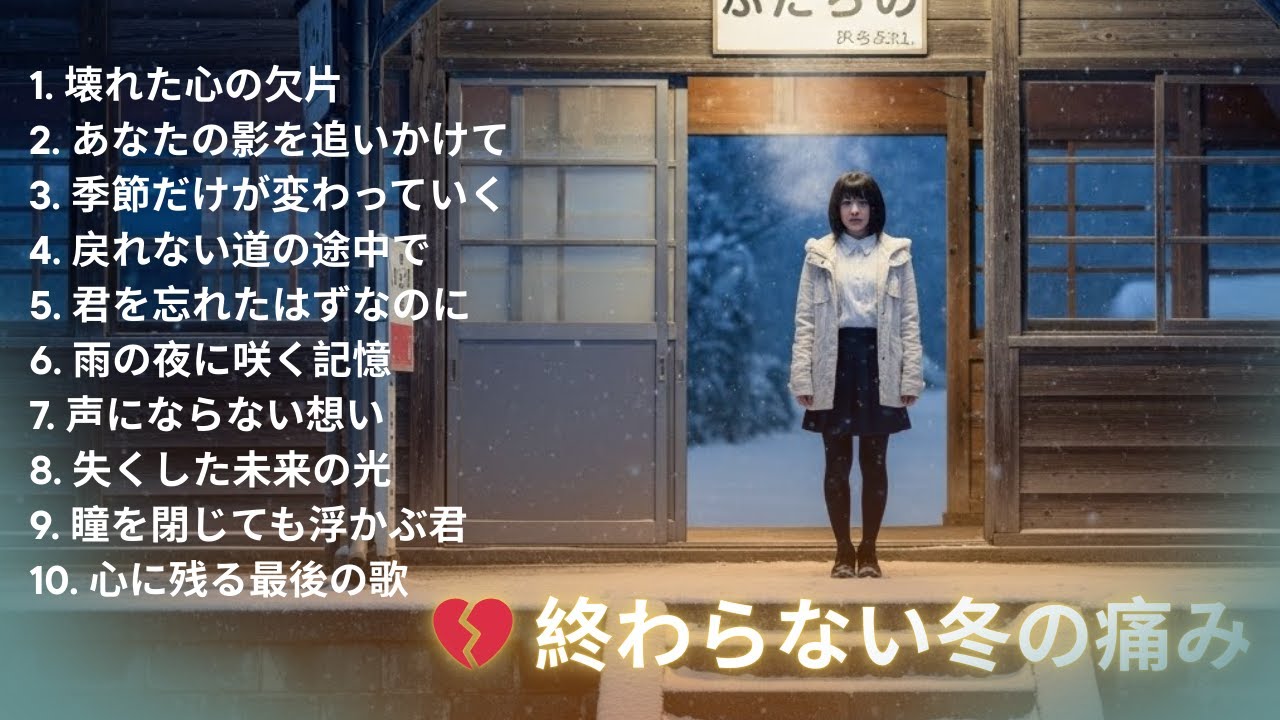 雪降る街角で立ち止まる夜❄️忘れられない歌と懐メロ名曲