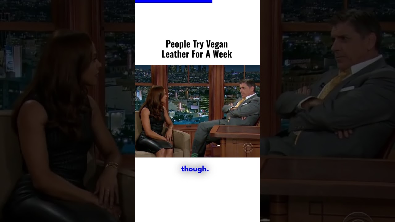 Toni Trucks - people try vegan leather for a week | 