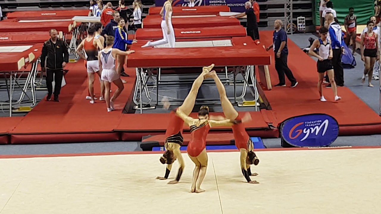 Championnat de France Nationale - Calais, 2 juin 2018 - National B Trio TC - Léa D, Emmie B, Lisa N.