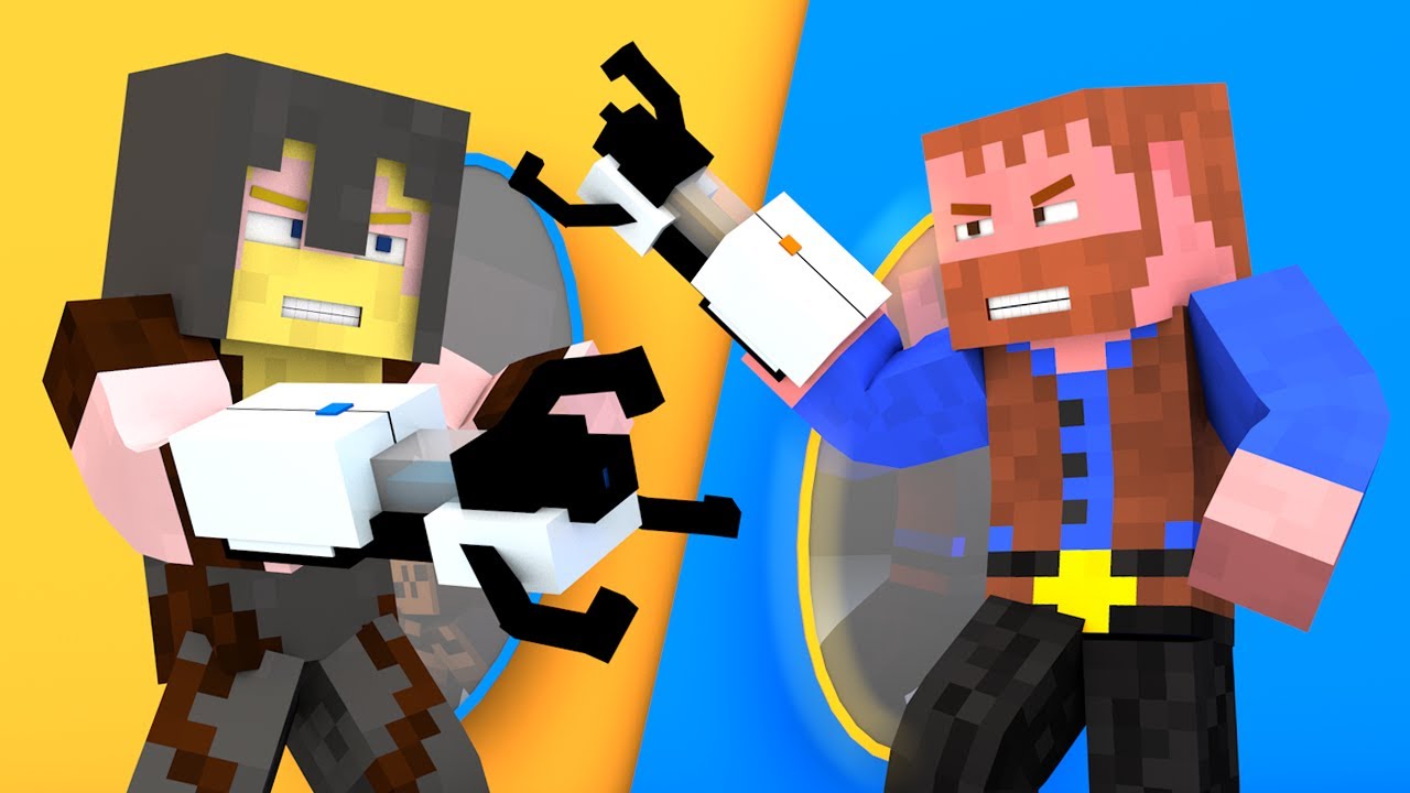 Portal Gun Mod Madness [Minecraft Animation]
