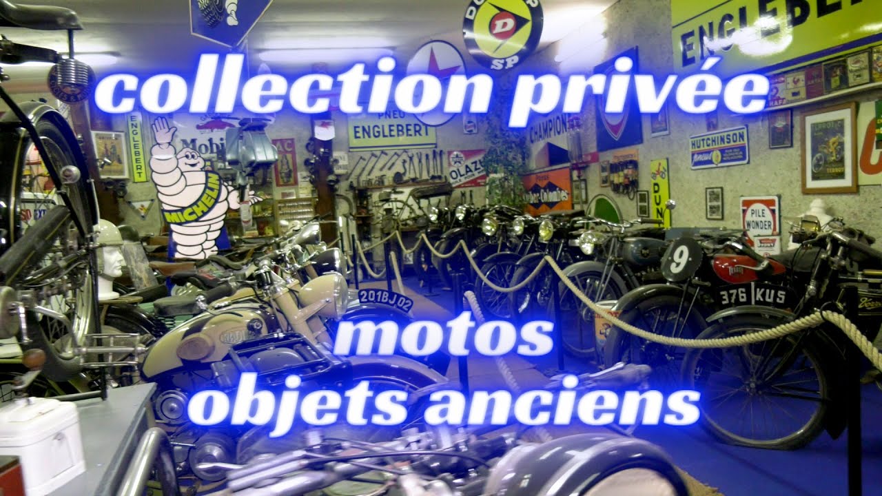 Une collection privée de motos et objets anciens ! Ce passionné a fait son propre musée moto !