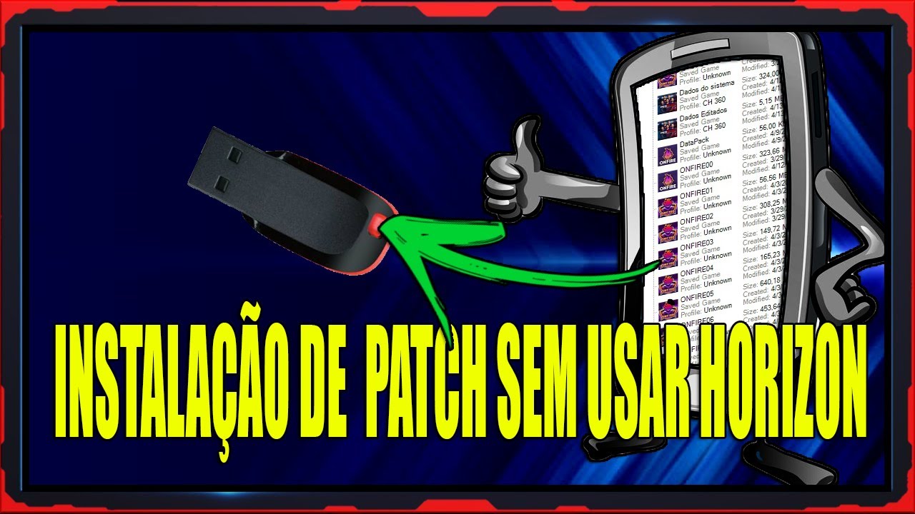 INSTALAÇÃO DE PATCH SEM USAR HORIZON