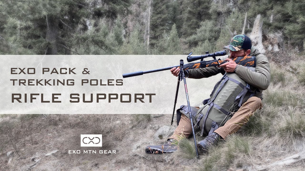 Exo Mtn Gear - Rifle Shooting Positions with Your Pack & Trekking Poles