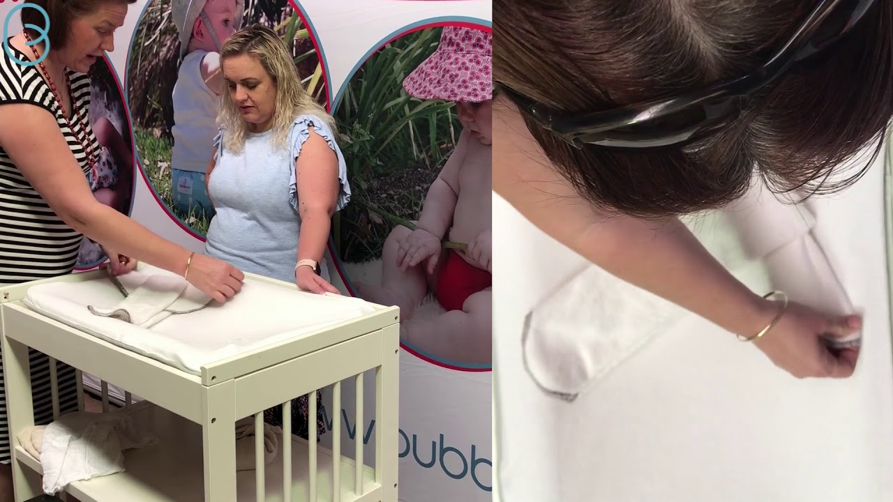 How to fold flat cloth nappies with special guest Vashti Wadwell