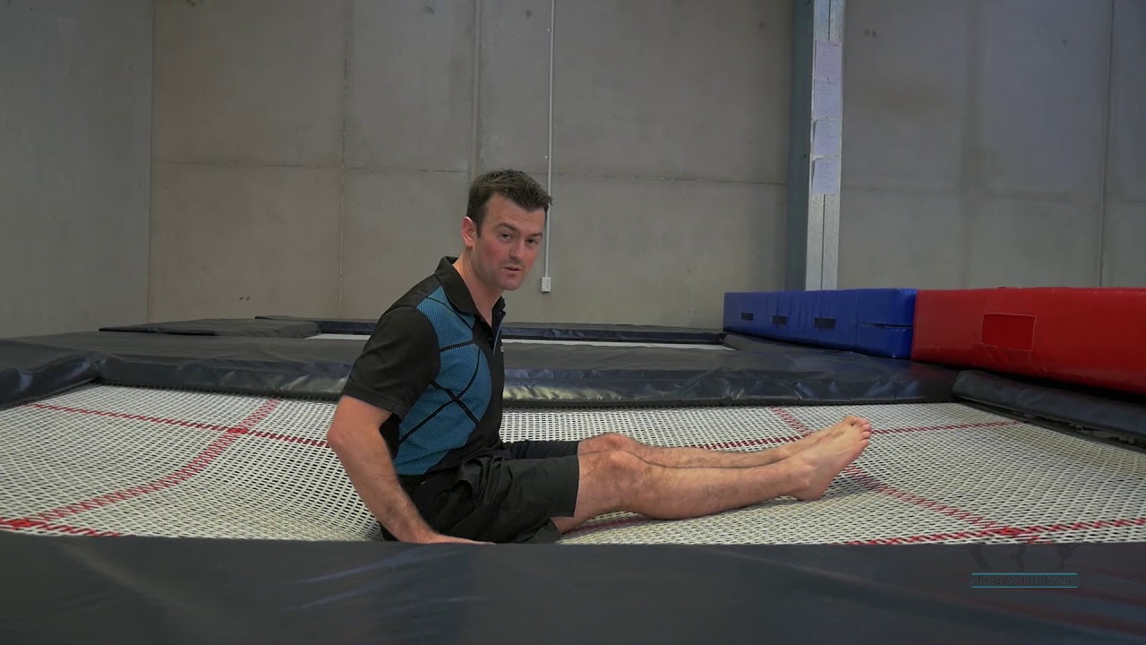 Trampoline- Seat Drop Tutorial with Flips & Tumbles