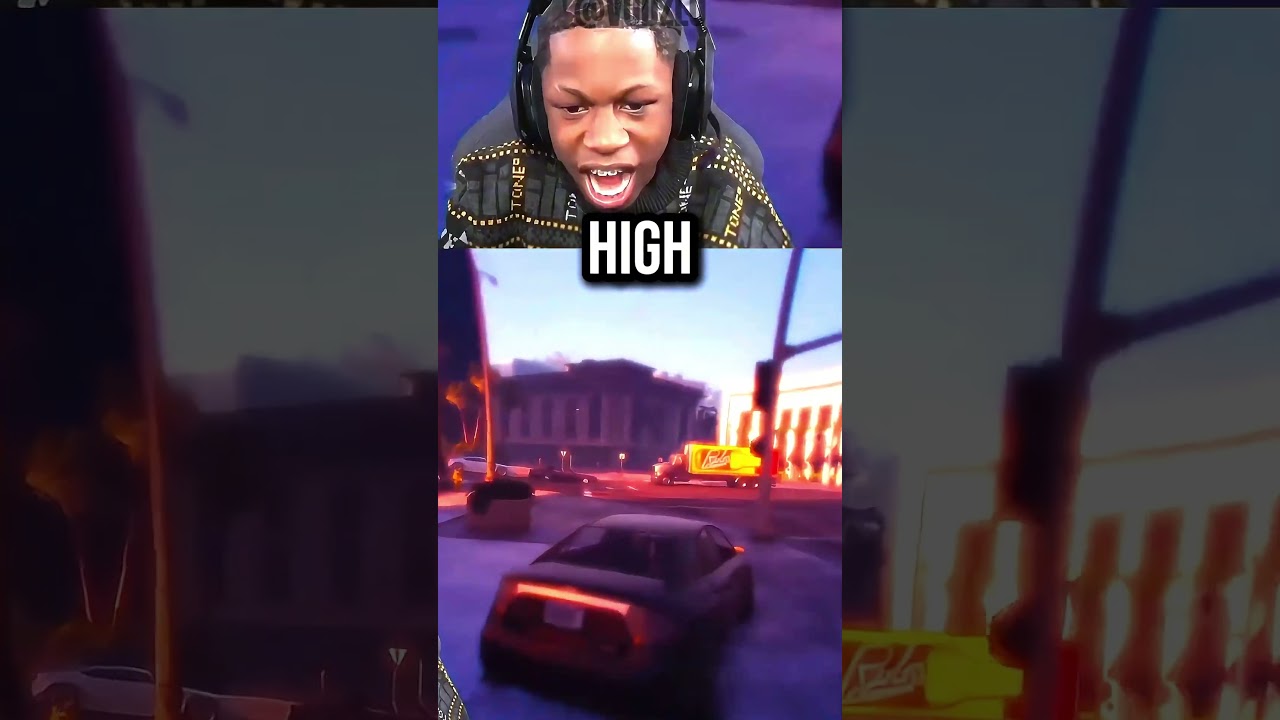 Rakai reacts to Michael getting fried while playing GTA 5 for the first time 😭🍃 #streamers #gta5