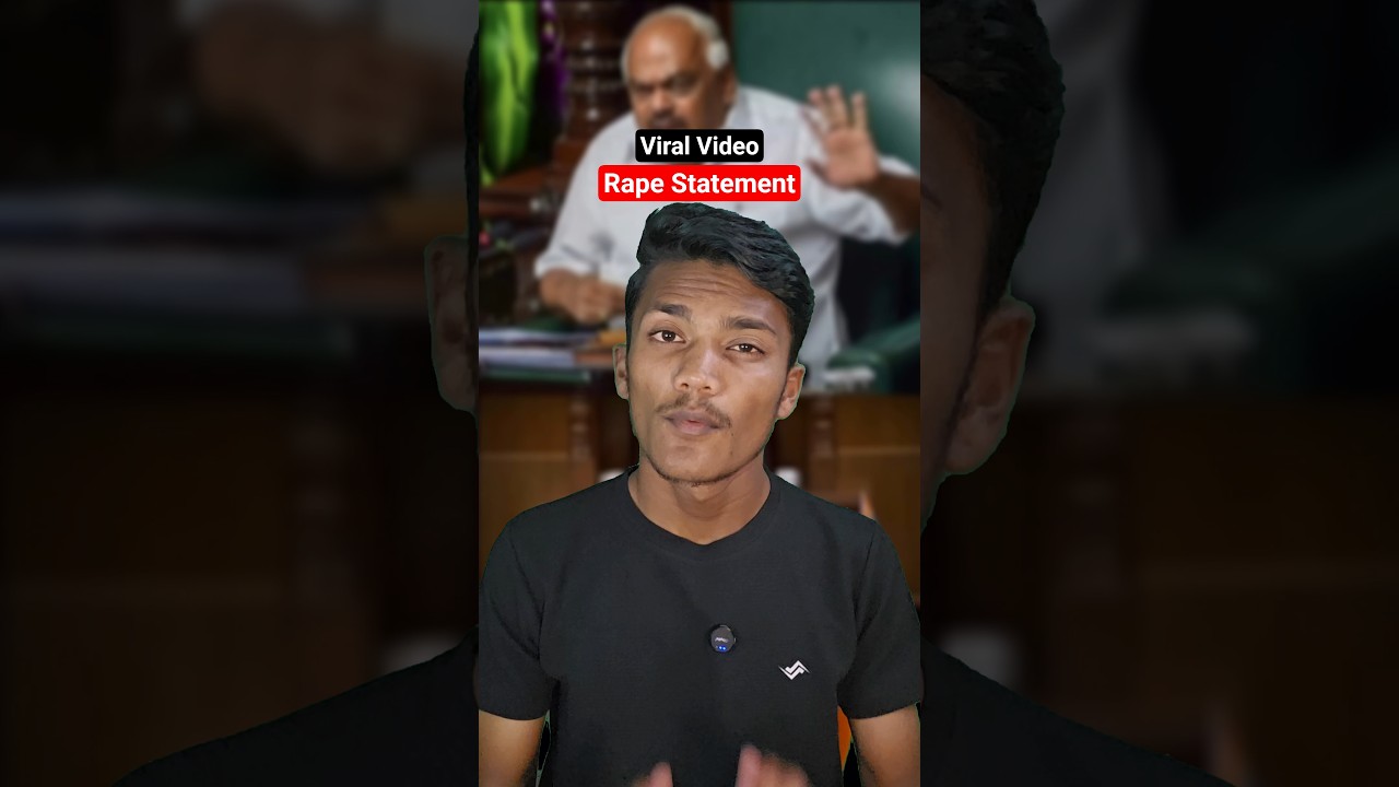 Viral Video: Rape Statement Inside Karnataka Assembly😡#karnatakapolitics #politics #womensafety
