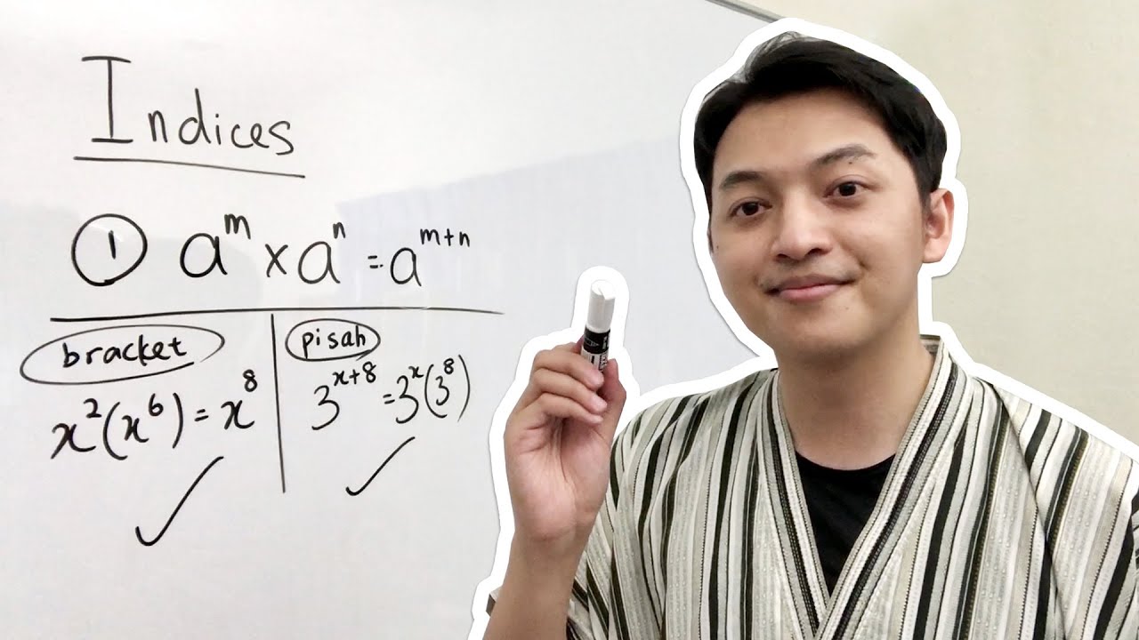 F4 Add Math | Indices Law No 1 | Hukum Indeks No 1