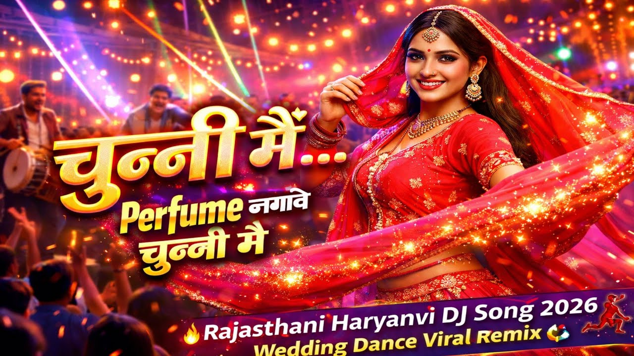 चुन्नी में Perfume लगावे चुन्नी में | Rajasthani Haryanvi DJ Song 2026 | Wedding Dance Viral Remix 💃