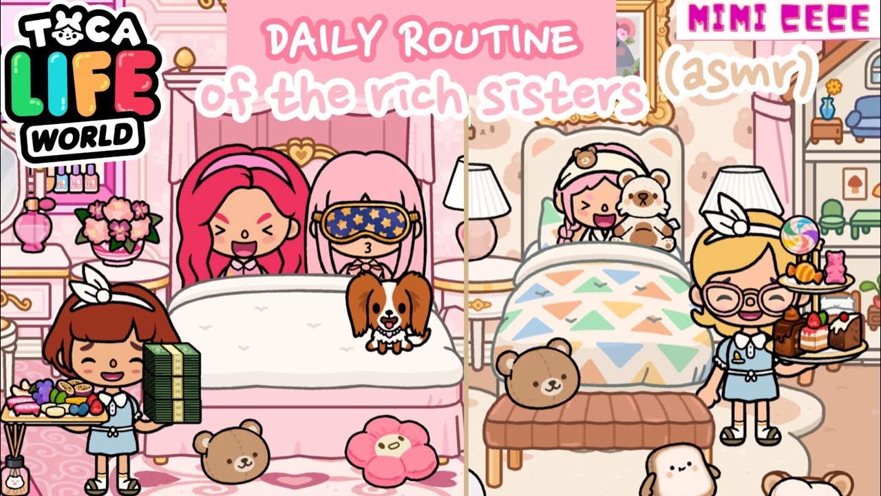 DAILY ROUTINE CỦA CÁC CHỊ EM TIỂU THƯ 🩷🎀 | DAILY ROUTINE OF RICH SISTERS IN TOCA BOCA