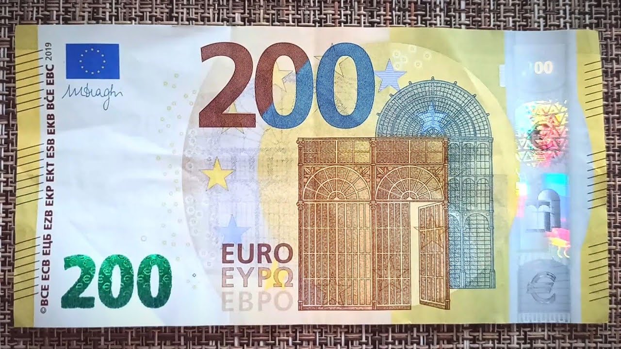 200 euro - Największy nominał europejskiej waluty - Numizmatyka