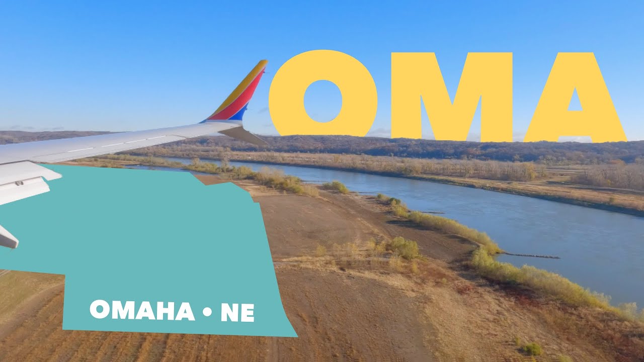 Landing in Omaha, NE (OMA) &mdash; Eppley Airfield