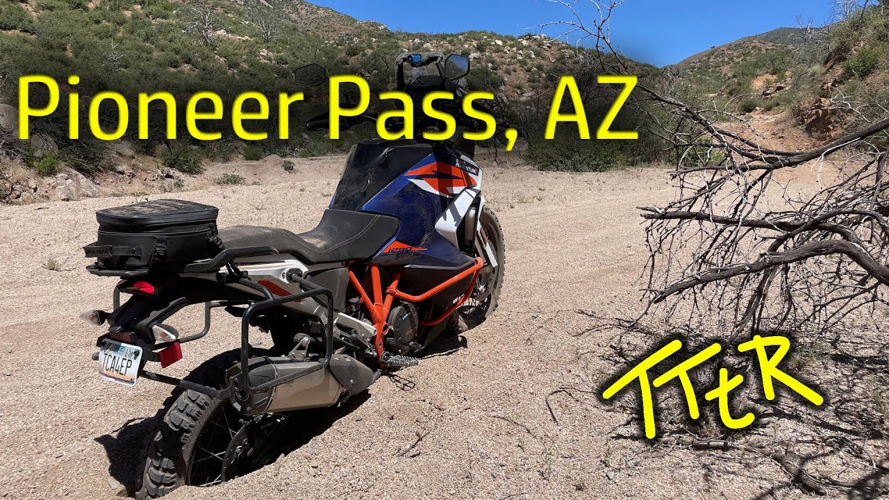 Pioneer Pass, AZ on ADV bikes.  (AZBDR Sec 2 optional route)