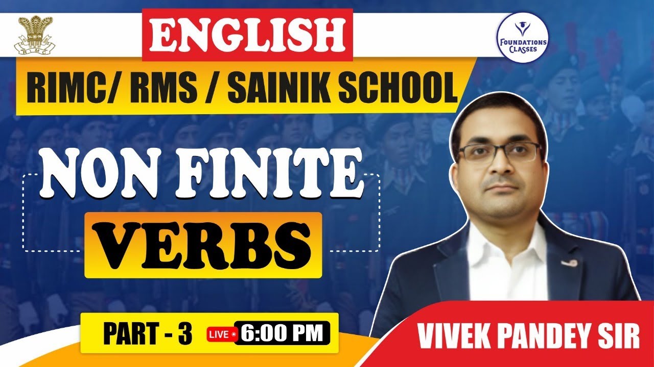 20.RIMC December 2024 | Non finite verbs part 3  | Rimc Exam 2024 English Online Class