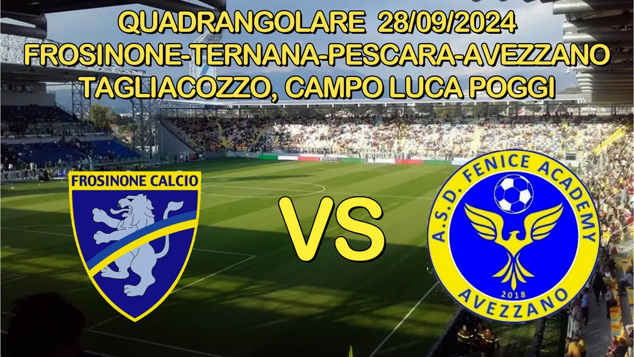 AVEZZANO vs FROSINONE Esordienti 2013   1º Anno