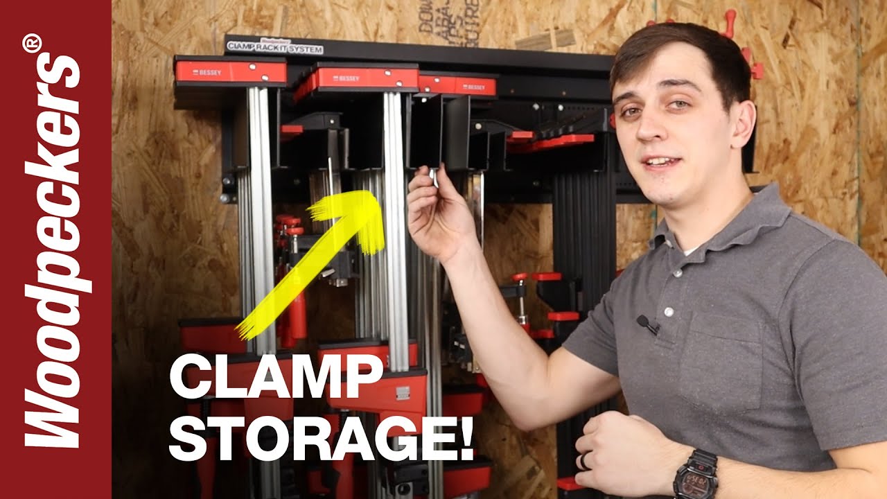 The Ultimate Woodworking Clamp Storage System!