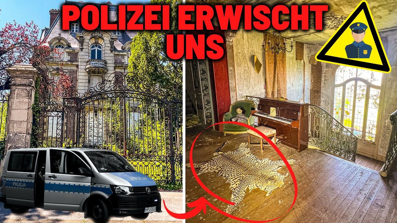 LOSTPLACE // ПОЛИЦИЯ ОКРУЖИЛА👮‍♀️ нас на ЗАБРОШЕННОЙ ВИЛЛЕ УЖАСОВ НА МИЛЛИОН🏛️во ФРАНЦИИ! 😱