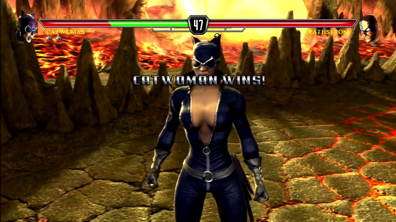MK VS DC Playthrough on Very Hard - Catwoman