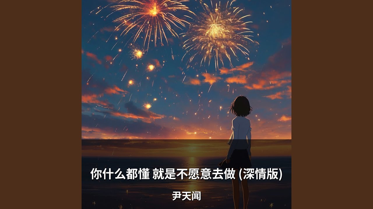 你什么都懂 就是不愿意去做 (深情版)