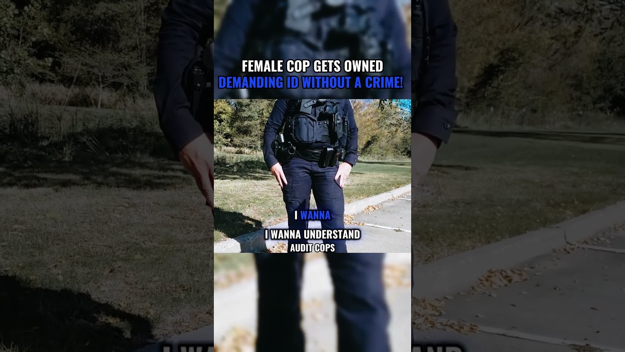 Female Cop Gets OWNED After Demanding ID Without a Crime! First Amendment Audit #cops #copsowned
