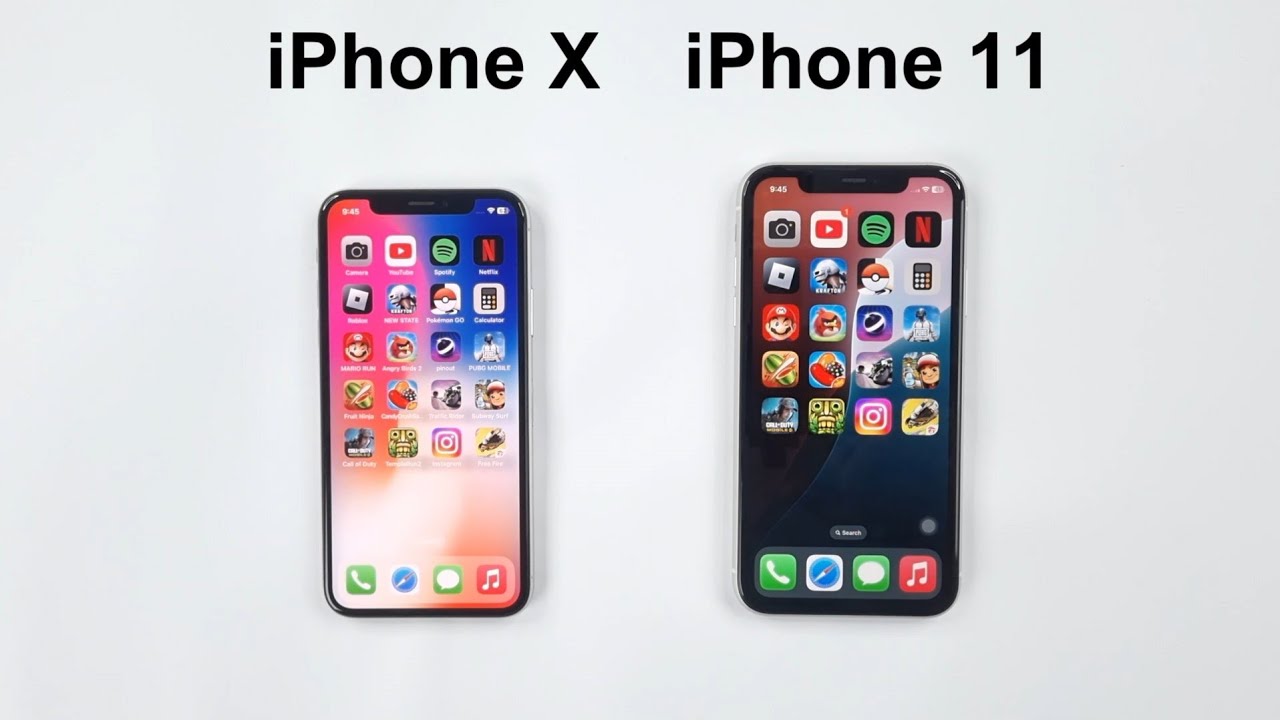 iPhone X vs iPhone 11 - Speed Test 2024
