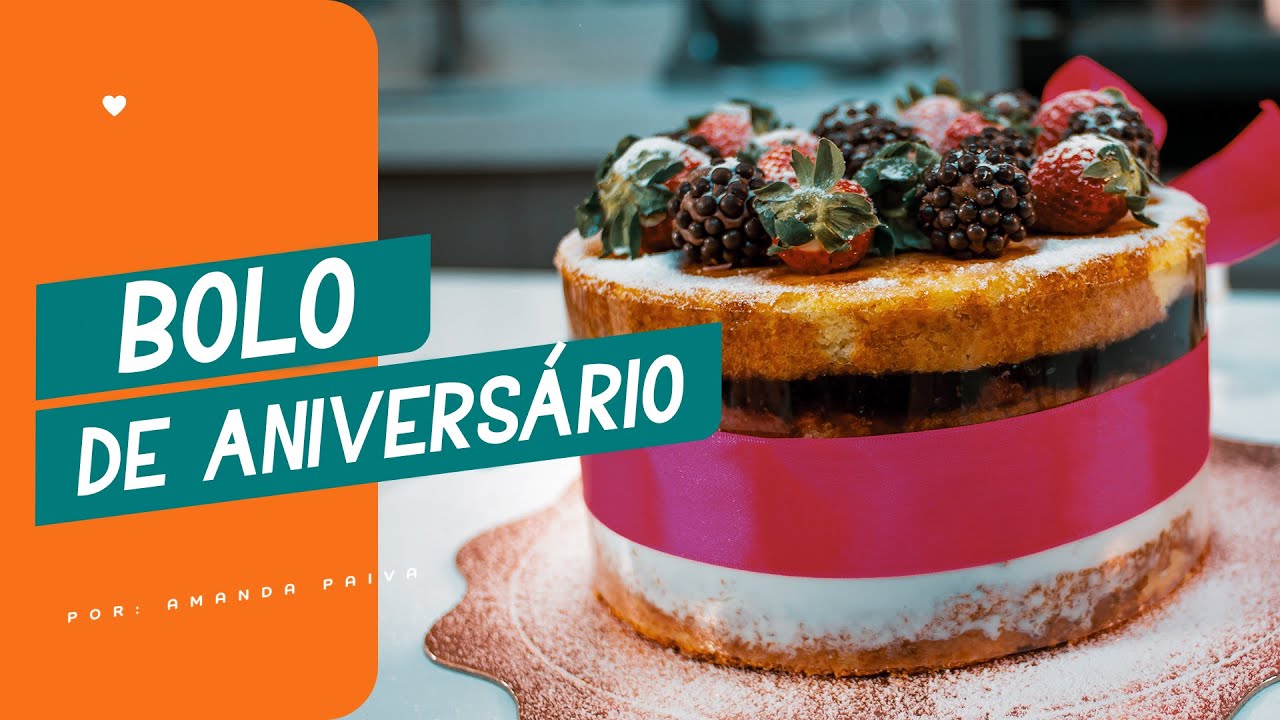 BOLO GOURMET DE ANIVERSÁRIO | MASSA, RECHEIO E DECORAÇÃO l CULINÁRIA DESCOMPLICADA