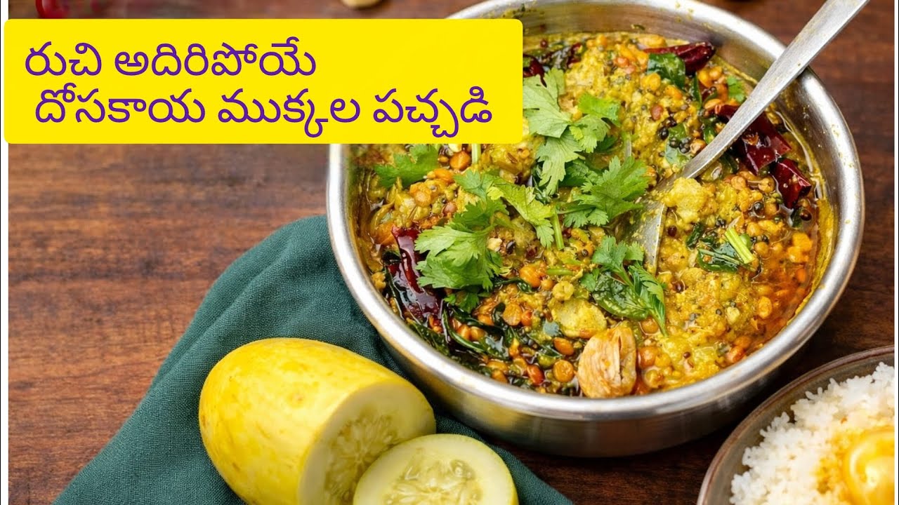  దోసకాయ ముక్కల పచ్చడి😋😋👌#simple #tasty @Ruchivika #traditional #yummyrecipe #viralvideo ||